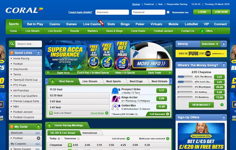 Coralのウェブサイト